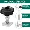 BEASAFY 6 x T-Nut Adapters M6 x 35 mm, T-Nut
