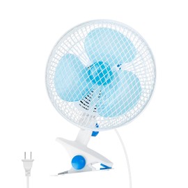 Wilytyres Clip On Fan Oscillating, 2 Speeds Quiet Clamp Fan, Auto Shaking Fans with Clip for Bed, Desk, Office, Home, 3.94FT Cable Cord(8.66in x 13.4in)