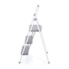 Rubbermaid 3 Step Folding Ladder, Steel Foldable Step Stool with