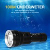Dive Flashlight 3800LM 100m IPX8 Waterproof 3 Lighting Modes Dive