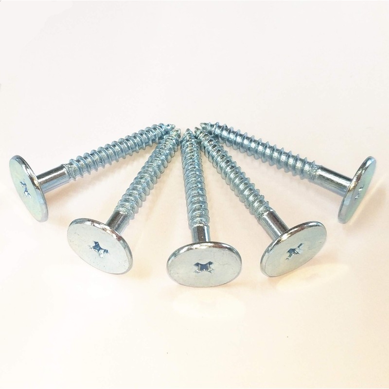 50 PSC Carbon Steel Flat Head Tapping Screw, Wood Screw