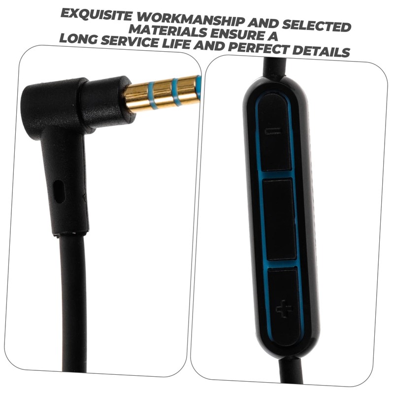 TEHAUX Audio Replacement Cable for Headphones Durable Wired Cord Compatible