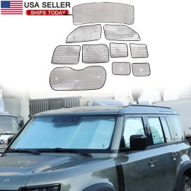 momocar Car Window Sunshade Visors Full Set UV Block Cover For Land Rover Defender 20-22