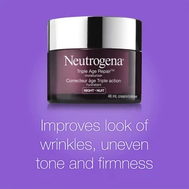 Neutrogena Night Cream, Triple Age Repair, Tone, and Firmness, 48 mL