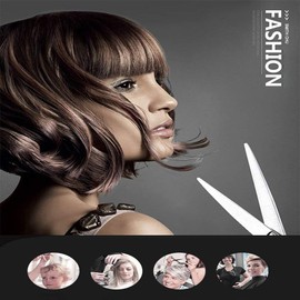 Xrten Salon Hair Scissors Set, Hair Cutting Scissors Professional Hairdressing Scissors Set, Stainless Steel Thinning Scissors for Men and Women