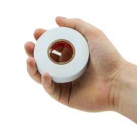 ERKO ERKO Isolierband Wei? 19mm x 20m PVC Set 8 Stck Elektrische Leitungen Reparatur, Hochflexibel mit starker Klebekraft, Chemiebest?ndig, Wasserfest, Klebeband