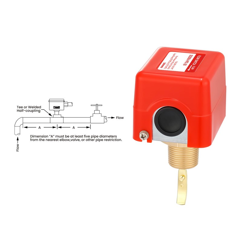 Solimeta Liquid Water Oil Water Flow Sensor Switch Paddle Type