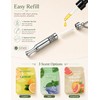 BOLAGTIER Breathing Necklace Stop Smoking Aid with Flavor Filter (Silver)
