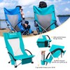KingCamp Folding Beach Chair for Adults 2 Pack High Back
