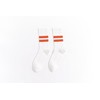 Tutucolor 4 Pairs Men Striped colouful Crew Socks - Retro