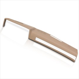 Front Molded Dash Board Cover Cap Overlay Compatible with 81-91 Chevy GMC C/K/R/V Series,Tan