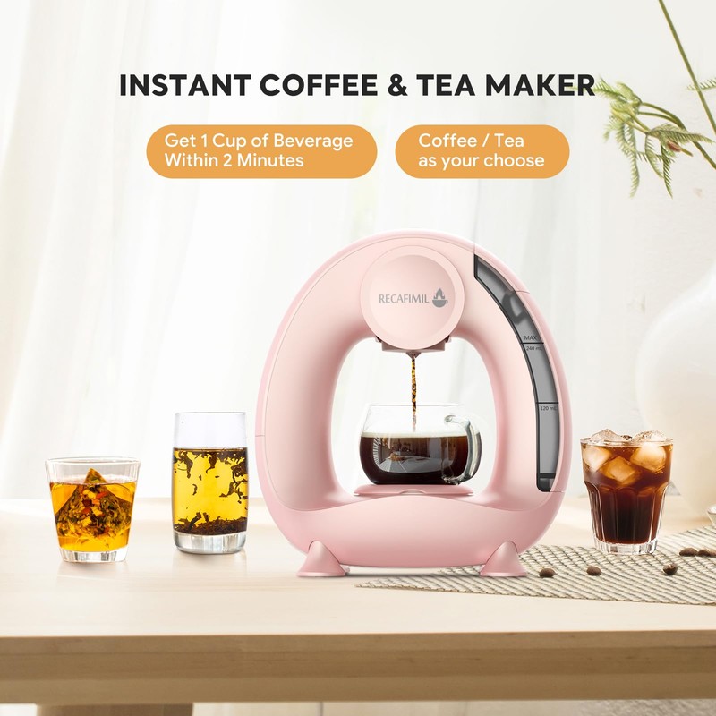 Single Serve Coffee Maker For K Cup Pod and Coffee