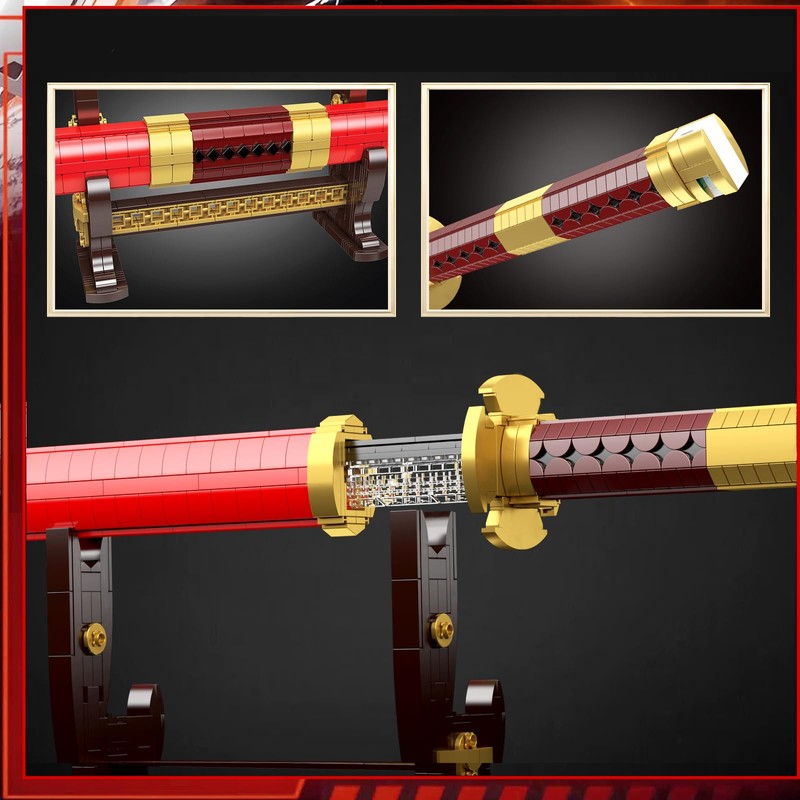 Mould King 10259 Zoro Sword Building Toy, Anime Cosplay Swords