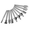 Gasea 10pcs 3mm 1/8" Shank HSS Router Bits Woodworking Tool