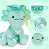 Tezituor 2026 Graduation Axolotl Plush Toy, 8" Cute Graduation Stuffed