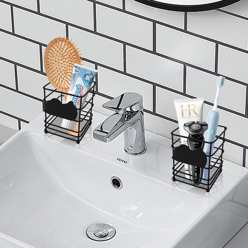 VKSG 2PCS Toothbrush Holders for Bathrooms, Stainless Steel Electric Toothbrush