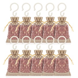 Homode Cedar Sachets for Drawers and Closets - Pack of 10 Cedar Chips for Clothes Storage, Scented Closet Freshener