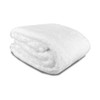 John Aird Teddy Fleece Cozy Bed Sofa Throw Blanket (White,