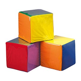 Dice with Pockets, Set of 3, Slip-in Pockets, Foam Cube, Pocket Cube, for Children and Adults