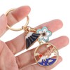 CALLARON Keychain Ring, Mt. Fuji Cherry Blossom Amulet, Stylish, Set