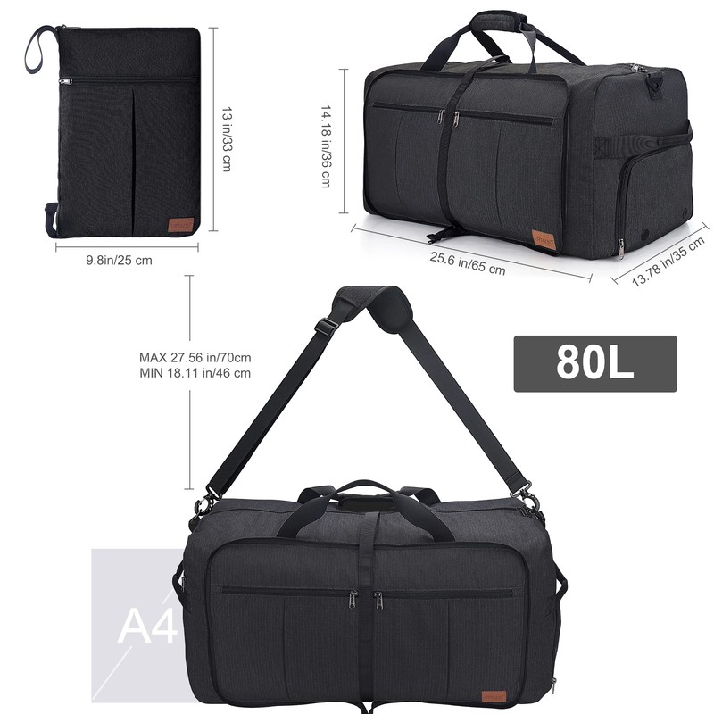 Urtala Travel Duffel Bag for Men & Women, Large Holdall