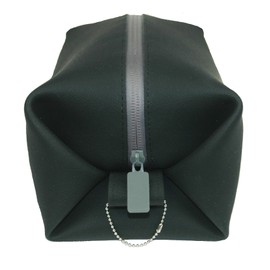 World's Best Neceser de color negro; kit de viaje Dopp, bolsa de kit de afeitado, silicona, bolsa resistente a fugas