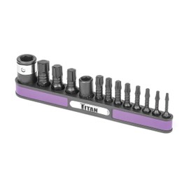 Titan 16036 13-Piece Impact Torx Plus Bit Set