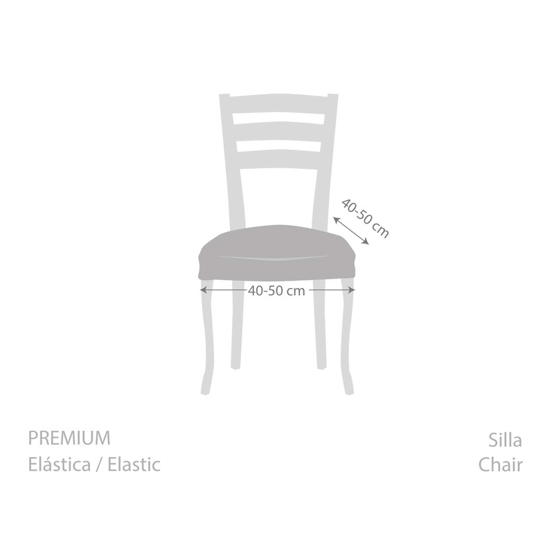 3D Super Bi-Elastic Chair Cover, Pack 2, Colour 1