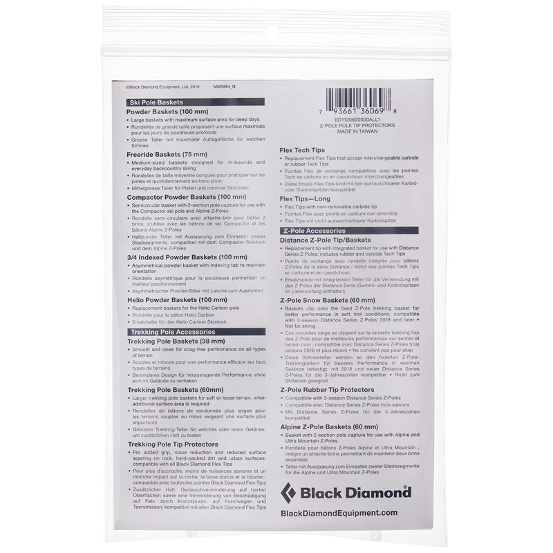 Black Diamond BD82282 Z Pole Tip Protector