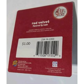 Boston America Corp. An Elf's Story Christmas Holiday Flavored Lip Balm RED VELVET Elf On A Shelf New