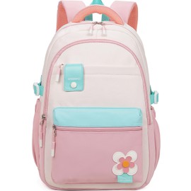 Amythe 22L-2361 School Backpack Girls Teenagers 2025 Backpack School Bag High School Bag Water Resistant for 15.6 Inch Laptop School Bag Casual Travel, pink, Rucksack Backpacks