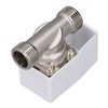 G1/2 Water Inlet Solenoid Valve Anti Backflow Removable Filter Screen