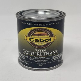 Valspar Cabot 18012 Premium Woodcare, Satin, Polyurethane 1/2 Pint - Fast Drying
