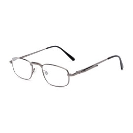 Readers.com Reading Glasses: The Anderson, Metal rectangle Style for Men and Women