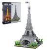Myth Qholve Paris Eiffel Tower Model Building Blocks Micro Brick