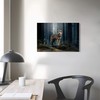 Sea Whisper Wildlife Wolf Canvas Wall Art - Wolf Stand