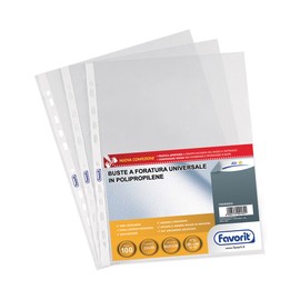 Favorit 100460054 220 x 300 mm Polypropylene (PP) (S) 100pièce Protective Sheets – Sheet Protectors, 100 Piece (220 x 300 mm; Polypropylene (PP) (S))