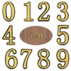 Gold Mailbox Numbers for Outside,2 Inch 3D Mail Box Numbers,Self