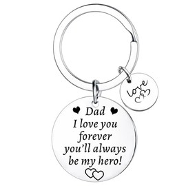 Waeceip Dad Gifts from Daughter Son Birthday Gifts Father’s Day Gifts for Dad Daddy Christmas Gifts for Daddy Key Ring Gifts (dad1)