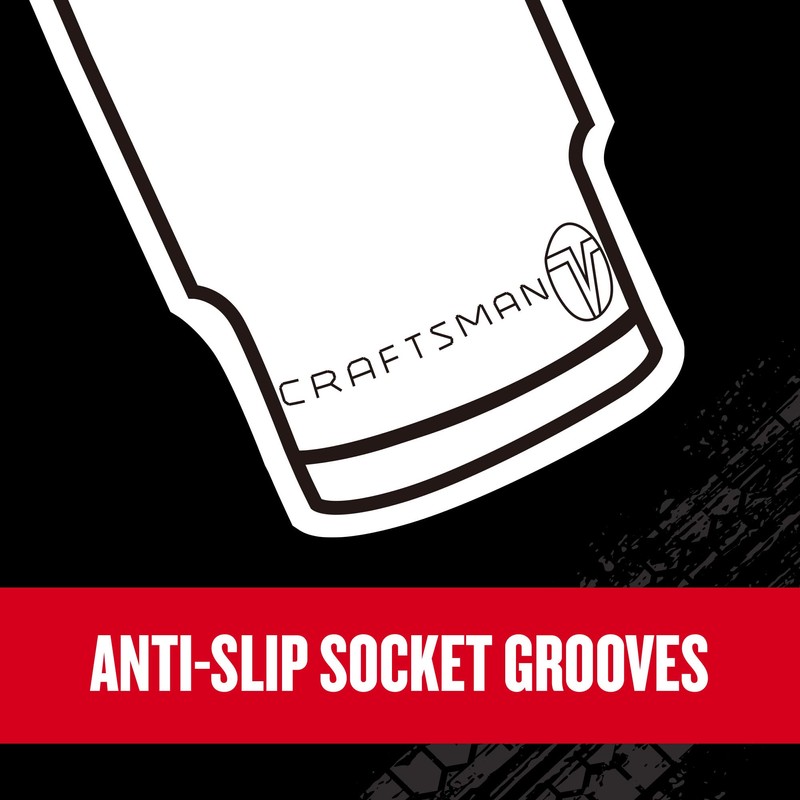 CRAFTSMAN V-SERIES Socket Set, Shallow MM, 1/4 Inch Drive, 38