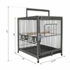 Mcage 18"x 14" x 22" Portable Heavy Duty Bird Cage