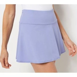 Zuda Pull On Swim Skirt Womens Small Purple Nylon Blend Summer Beach Resort Chic