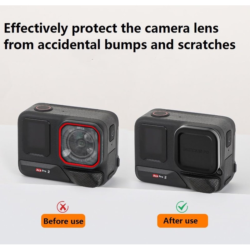 Silica Gel Lens Protective Cover for Twaxl Insta360 Ace Pro
