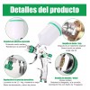 MXNLPJ Pistola Gravedad Pintura Automotriz De 600ml 1,4/1,7/2,0 Mm