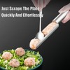 Taoluwin Meatball Maker Tool, Triple Meatball Making Mold, 304 Stainless