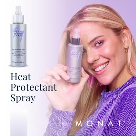 MONAT STUDIO ONE Heat Protectant Spray - 4.5 fl oz | Lightweight, Thermal Shield, Plant Protein & Algae Extract