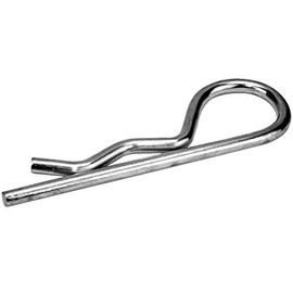 R Clip, 2 mm, Pk10, Clip Diameter 2 mm, Clip Type Holding Clamp, Mounting Hole Diameter 2.5 mm, R-Clips, Length 56 mm, Material: Stainless Steel, Clip Fasteners and Hardware