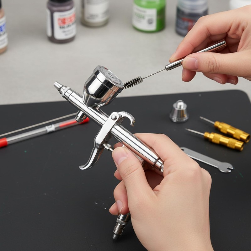 21 Pcs Airbrush Nozzle Cap & Needle Replacement Kit