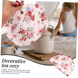 NAMOARLY Teapot Insulation Cover Insulation Tea Cozy Tea Wadding Cover Insulated Tea Cosy Floral Tea Pot Cosy Teapot Cosy Tea Kettle Cover Teapots Tea Warmer Cloth Warm Rice Bread Cotton