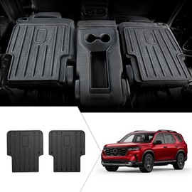 HOUCLEMIC Backrest Mat Compatible with 2023-2025 2026 Honda Pilot Accessories, 2nd Kick Mats for 2022-2026 Acura MDX Accessories